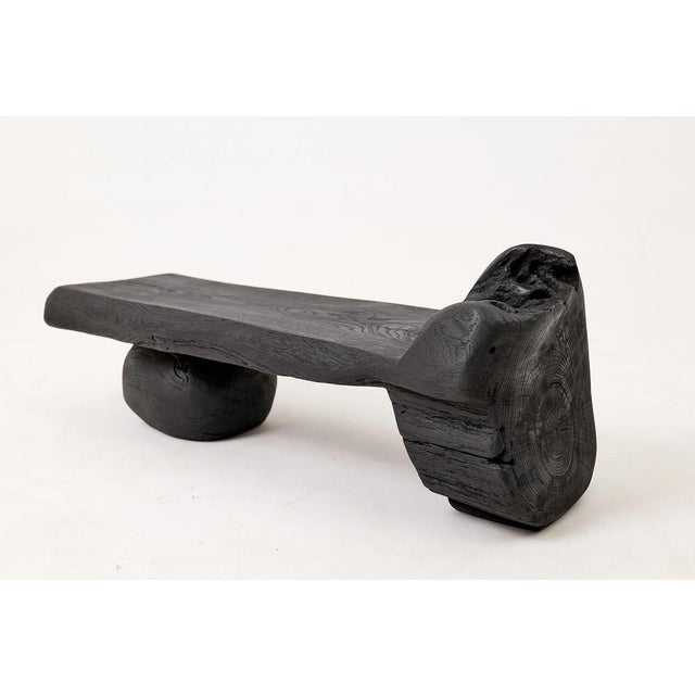 Wood Bench by Logniture For Sale - Image 4 of 18