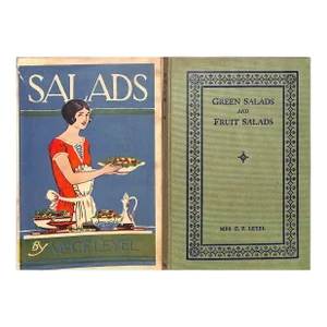 "Green Salads and Fruit Salads: Including Salad Dressings and Recipes for Salad Vinegars" Leyel, Mrs. c.f.