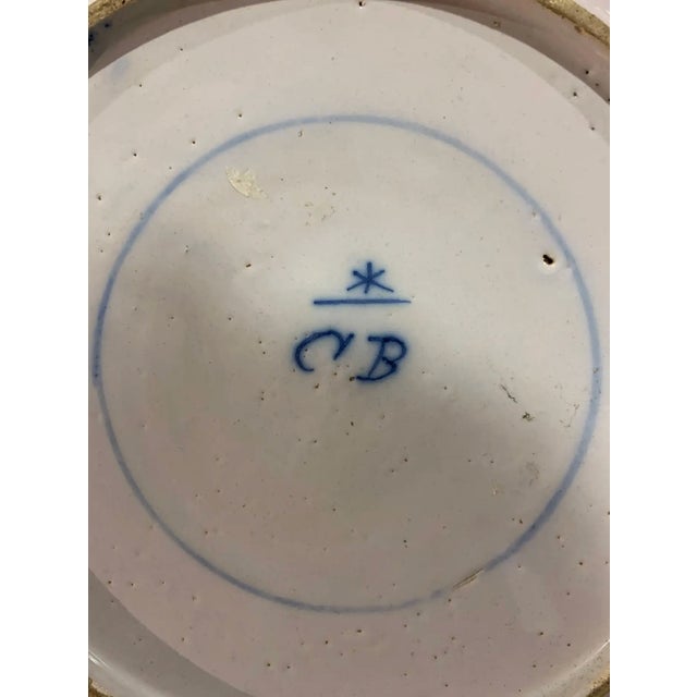 Ceramic 18th-19th Century Hand Painted Delft Platter For Sale - Image 7 of 7
