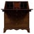 Early 20th Century English Cross-Banded Mahogany Bureau For Sale - Image 3 of 14
