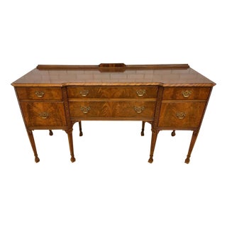 Antique Georgian Style Sideboard Server For Sale