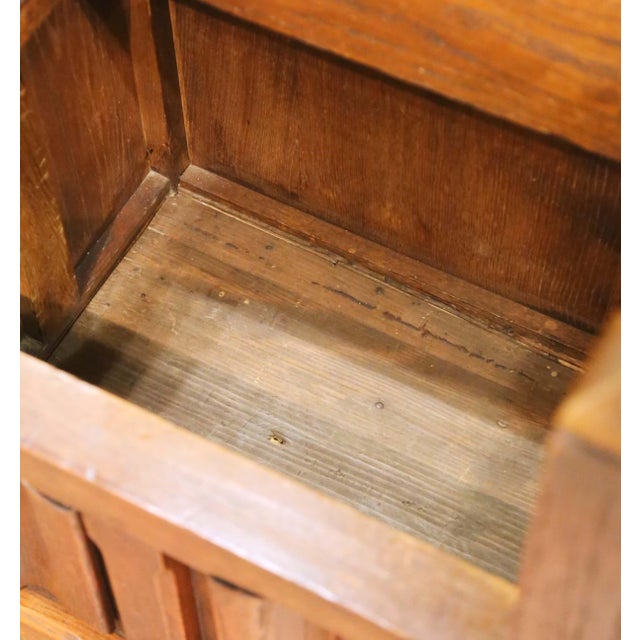 19th Century French Gothic Oak "Stalle De Chœur" Chair With Lift-Up Seat For Sale - Image 9 of 12