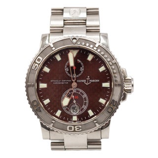 Ulysse Nardin Maxi Marine Diver 263-33 Chronometer Automatic Men’s Watch For Sale