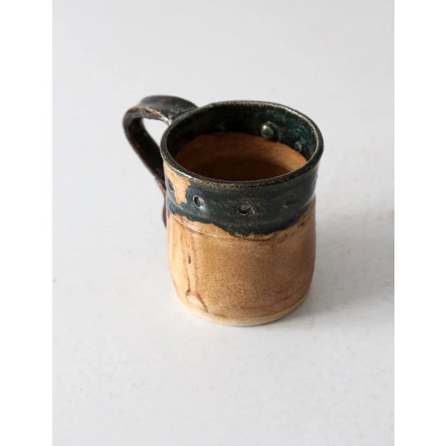 Ceramic Vintage Studio Pottery Mug For Sale - Image 7 of 11