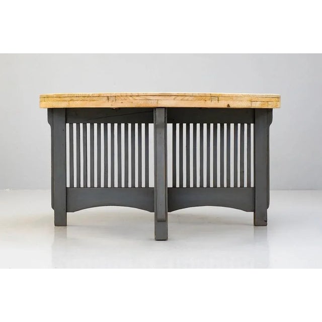 Gray Centre Table in Pine, 1900 For Sale - Image 8 of 8