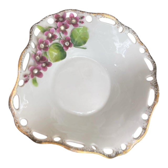 Gemstone 1950s Lefton Romantic Boudoir Decorative Accent Set of 3 For Sale - Image 7 of 11