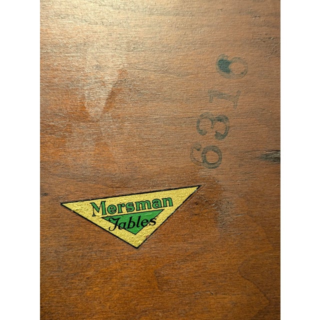 Vintage 1940-1950 Mersman 2-Tier Dumbwaiter Table or Butler Table For Sale - Image 10 of 10