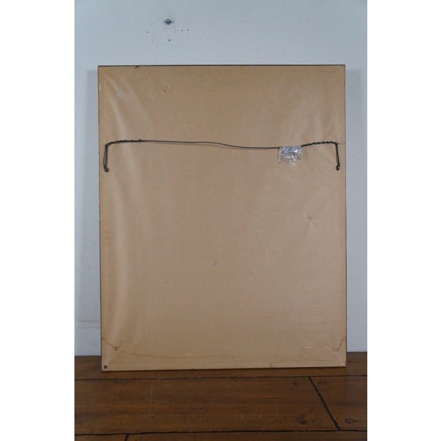 Alfredo Perea Antique Esperando El Carruaje Waiting for Carriage Engraving 31" For Sale - Image 11 of 11