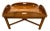 Gorgeous Vintage Ethan Allen Maple Butler's Tray Oval Cocktail Table Colonial Revival 17" Tall x 42" wide x 30" Deep. (34"...
