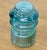 Vintage Hemingray No. 9 Aqua or Teal Glass Insulator For Sale - Image 10 of 10
