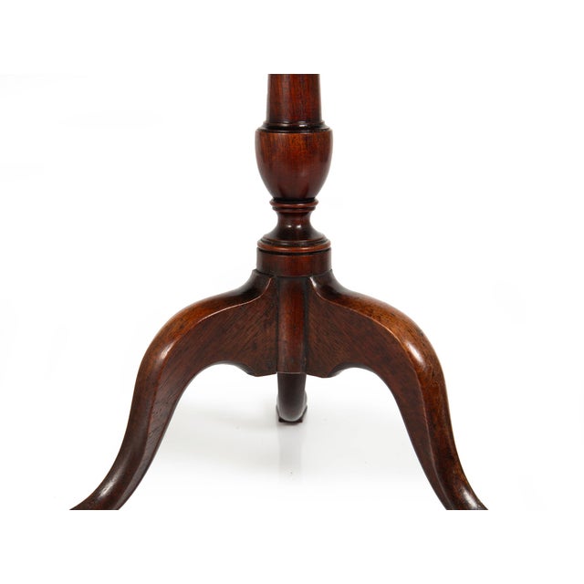 Rare English Queen Anne Antique Miniature Salesman Sample Tilt-Top Table For Sale - Image 14 of 16