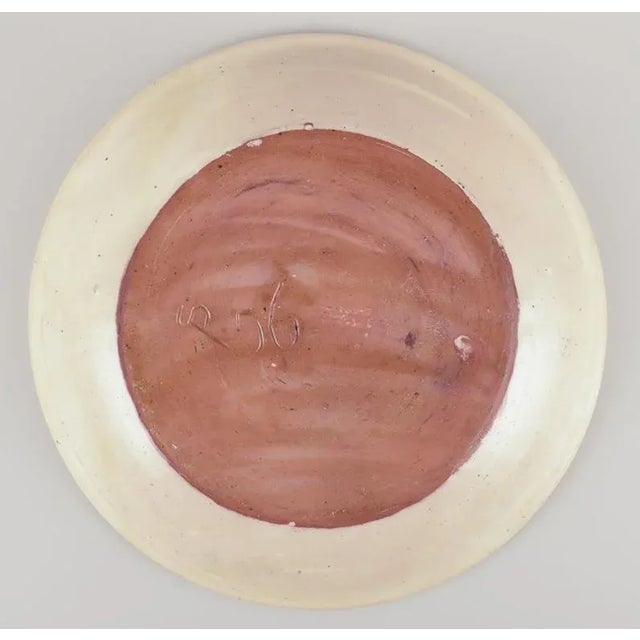 Large Ceramic Bowl with a Stylized Creature from Svend P. Jørgensen, Denmark, 1956 For Sale - Image 6 of 8