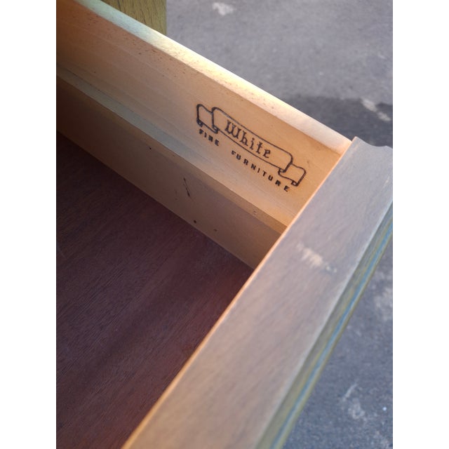 Mid 20th Century White Furniture Italian Tuscan Style Fruitwood Chest and Chest of Drawers For Sale In Washington DC - Image 6 of 13