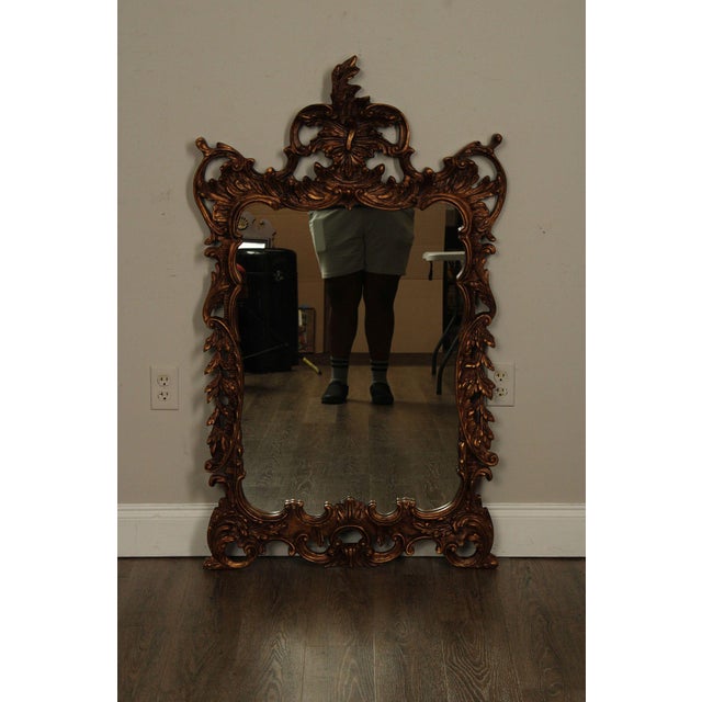 Rococo John Richard Rococo Style Gilt Carved Frame Wall Mirror For Sale - Image 3 of 18