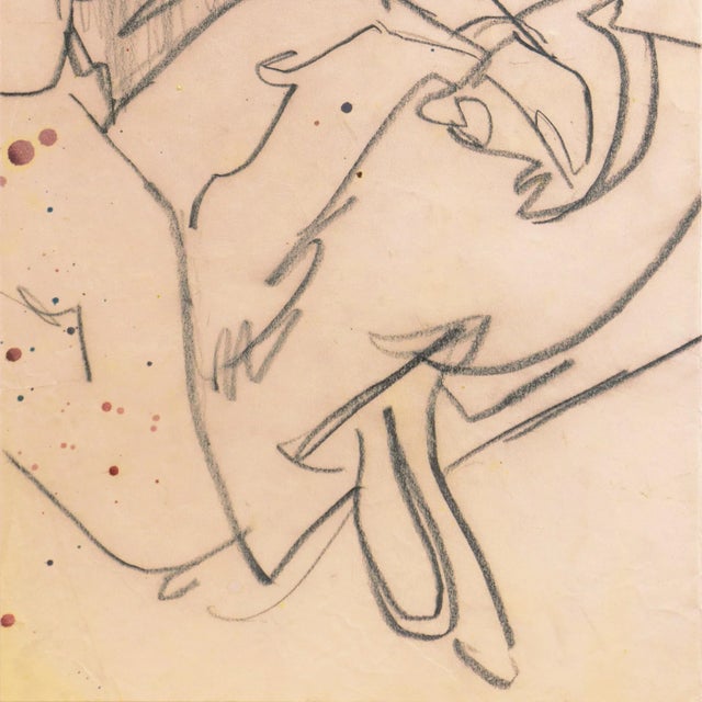 Victor Di Gesu 'Woman Seated' by Victor DI Gesu, Carmel, Paris, Louvre, Academie Chaumiere, San Francisco Art Association, Los Angeles County Museum of Art, Carmel For Sale - Image 4 of 8