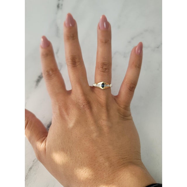 ♥ Product Summary ♥ Main Stone: Diamond & Sapphire Approx. Total Carat Weight: .73cttw Diamond Carat Weight: .58ct...