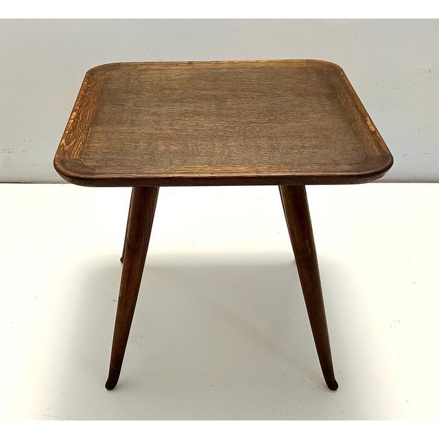 Vintage Italian Oak Coffee Table by Paolo Buffa, 1940s For Sale - Image 6 of 13