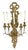 Antique Gilt Brass Ribbon & Music Wall Sconce For Sale - Image 11 of 11