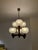 Mid-Century Modern Wood Glass Chandelier from Sijaj Hrastnik, Slovenia, 1970s For Sale - Image 11 of 18