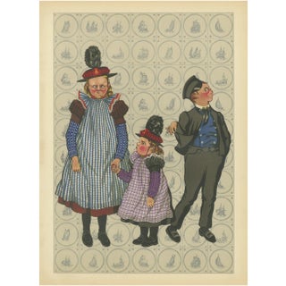 Gratiane de Gardilanne and Elizabeth Whitney Moffatt, Sunday Dress of Huizen Children, 1932, Print For Sale