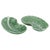 1970s Cabbage Leaf-Shaped Dishes in Glazed Faience from Secla, Portugal, 1970s, Set of 2 For Sale - Image 5 of 5