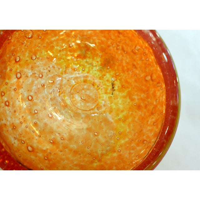 Gradient Colored Bubble Glass Ice Bucket from Biot, 1970s For Sale - Image 12 of 13