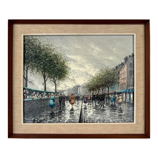Paris Boulevard on a Spring Morning For Sale