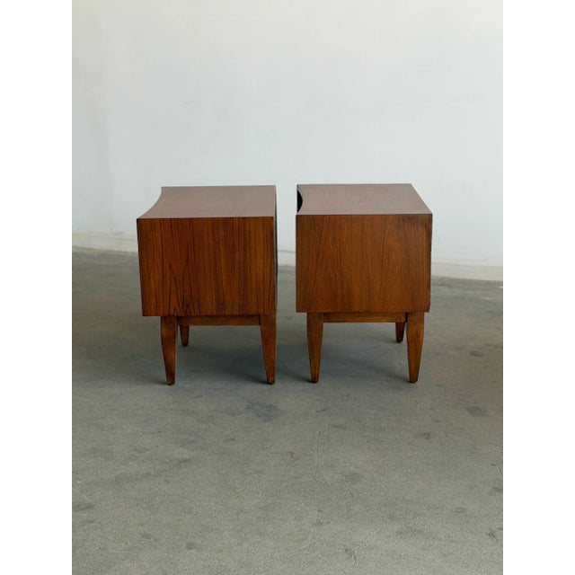 Mid 20th Century Nightstands by Rs Associates - Pair, Attributed For Sale - Image 12 of 15