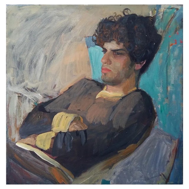 Anastasia Kurakina, Francesco, 2015, Original Oil on Canvas For Sale