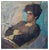 Anastasia Kurakina, Francesco, 2015, Original Oil on Canvas For Sale