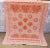 Salmon Vintage Damask Floral Texture Home Accent Textile, Bedspread,/Throw Blanket For Sale - Image 8 of 8