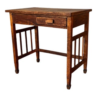 Early 19th Century Folk Art Side Table or Desk, Scandinavia For Sale