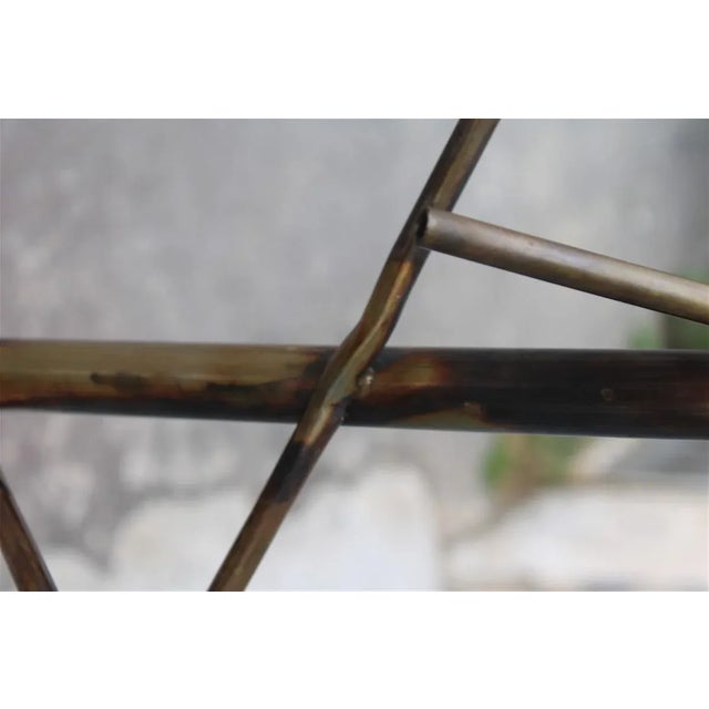 italian Floor Lamp in Brass and Glass, 1950 For Sale - Image 6 of 16