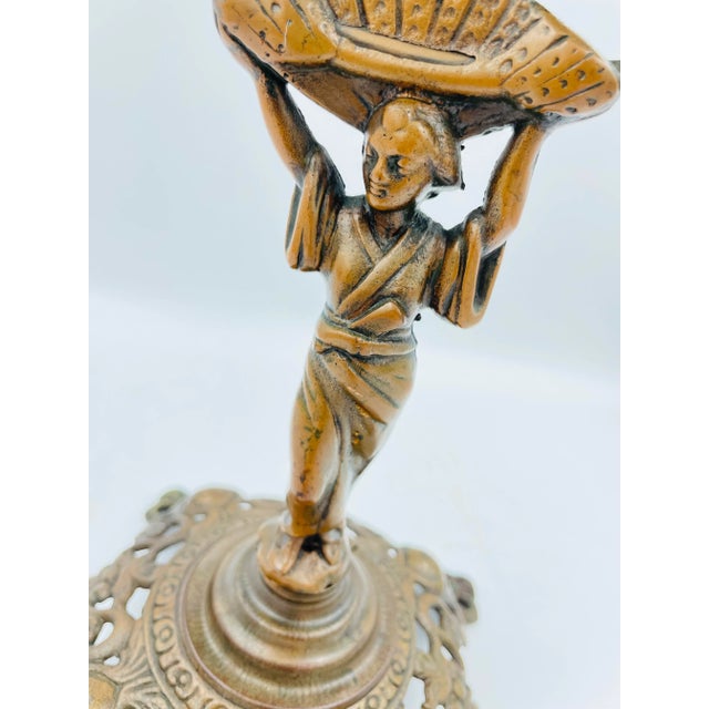 Early 1900s Golden Mfg. Co. Chicago Swivel Asian-Style Vanity Mirror For Sale In Los Angeles - Image 6 of 12