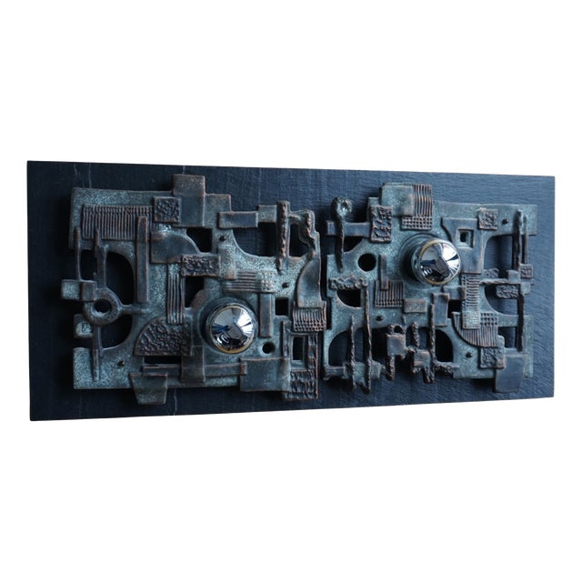 Brutalist Wall Lamp from Brakelmann & Becker, 1970s For Sale