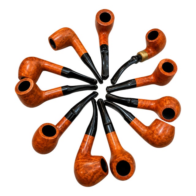 German Oldenkott Pipes, 1970s, Set of 10 For Sale