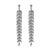 Stunning multi natural diamond dangling drop earrings. High jewelry by Alexander Beverly Hills. 5.32 carats total diamond...