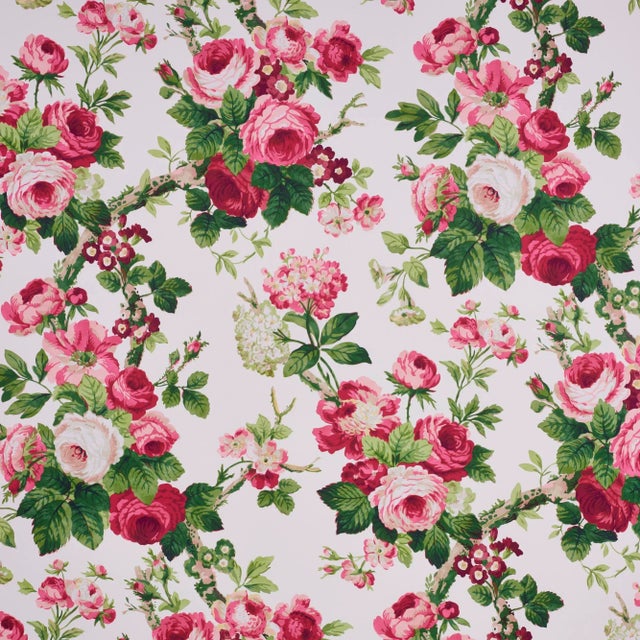 Not Yet Made - Made To Order Schumacher X Vogue Living Nancy Wallpaper in Rose For Sale - Image 5 of 5