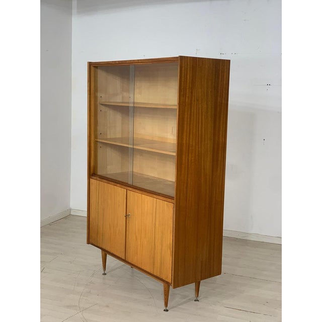 Wood Mid-Century German Highboard, 1960s For Sale - Image 7 of 11