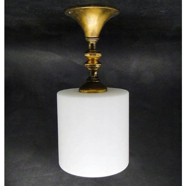 1950s Art Deco Style Pendant Lamp, Poland, 1950s For Sale - Image 5 of 5