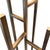 Contemporary Italian Freestanding Becrux Coat Rack in Burnished Metal For Sale - Image 3 of 7