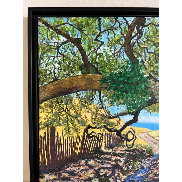 The Cottage Beyond the Tree - Original Oil Painting For Sale - Image 9 of 10