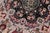 Shabby Chic 1990's Medallion Anarkali Pak-Persian Gray/Black Wool Round Rug- 6'1'' X 6'1'' For Sale - Image 4 of 9