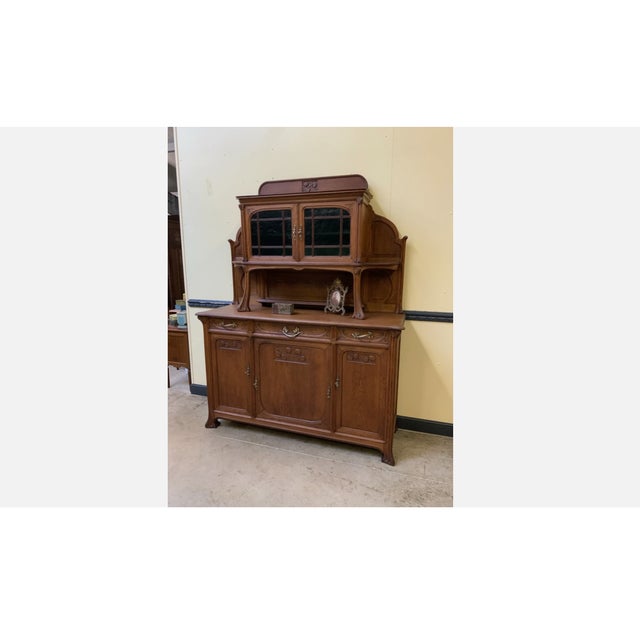 Antique Art Nouveau Buffet, 1900s For Sale - Image 3 of 13