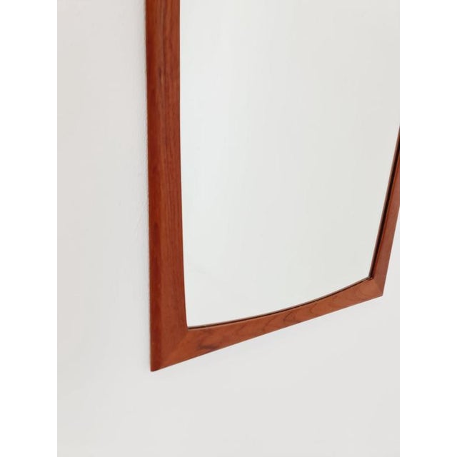 Large Mid-Century Modern Danish Wall-Mounted Mirror, 1960s For Sale - Image 6 of 15