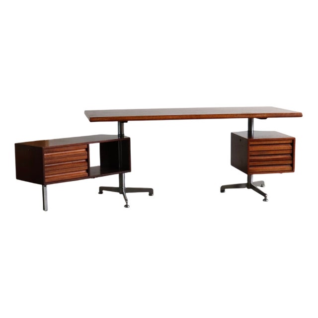 T95 Desk by Osvaldo Borsani for Tecno, Italy, 1956 For Sale