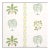 Sample - Schumacher Willard House Stencil Wallpaper in Green For Sale