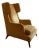 Vintage Italian Vibieffe Wingback Chair, Gio Ponti-Style For Sale