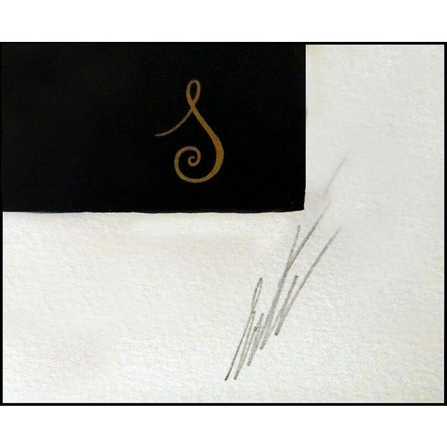 Art Deco 1970s Letter S, Erté For Sale - Image 3 of 5
