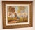 Painting by Horace Huey (1895-1963) Titled "Over the Hill". Oil on canvas. Frame dimensions, height 38" width 44.25"....